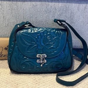 Patricia Nash Lucia Crossbody - Blue Coral